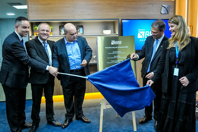 Inaugurado complexo de atendimento bancário na sede do BRB