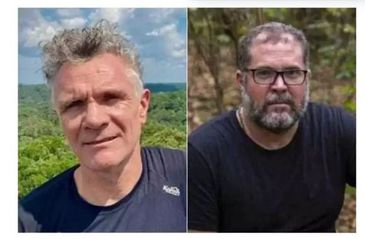 Dom Phillps e Bruno Araújo