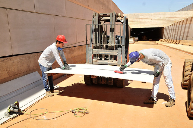 Vistoria atesta qualidade na obra do Túnel de Taguatinga