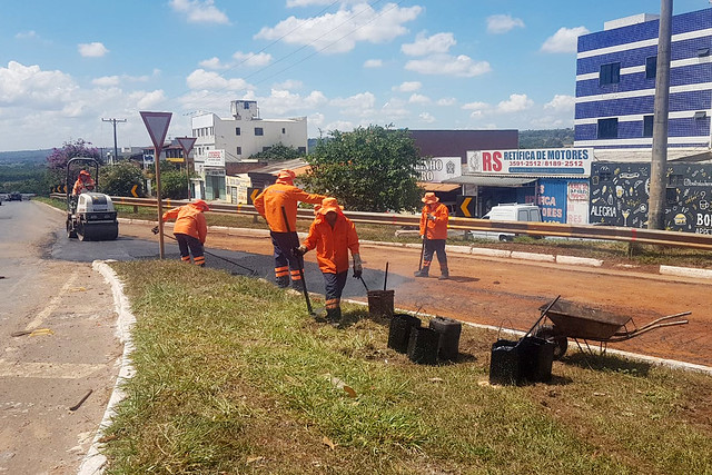 Moradores de Sobradinho ganham mais conforto com restauração de rotatória