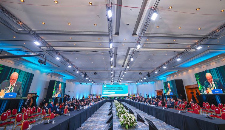 Presidente da República, Luiz Inácio Lula da Silva, durante sessão de Abertura da VII Cúpula da CELAC.