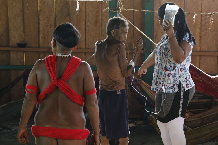 Surucucu (RR), 09/02/2023 - Deslocamento de equipes da Força Nacional do SUS para atendimento em Surucucu, na Terra Indígena Yanomami. Foto: Fernando Frazão/Agência Brasil