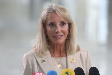 Entrevista coletiva da embaixadora dos Estados Unidos da América no Brasil, Elizabeth Bagley.