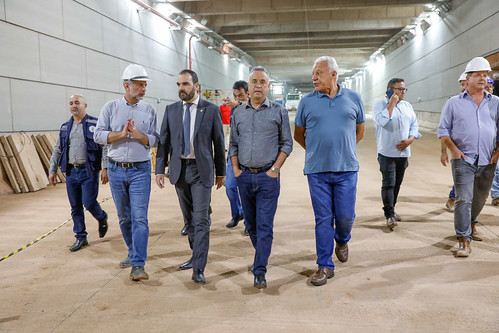 Equipe técnica acompanha diariamente as obras do Túnel de Taguatinga