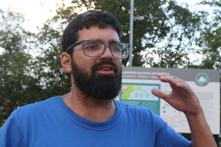 Mauá (RJ), 30/03/2023 - Chico Schnoor, coordenador nacional da comissão de governança do Caminho da Mata Atlântica. Foto: Tânia Rêgo/Agência Brasil