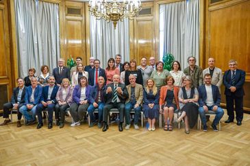 Madri, Espanha, 25.04.2023 - O presidente Luiz Inácio Lula da Silva e o ministro do Trabalho, Luiz Marinho, se reuniram nesta terça-feira (25/4), em Madri, com lideranças sindicais espanholas do Sindicato Unión General de Trabajadoras y