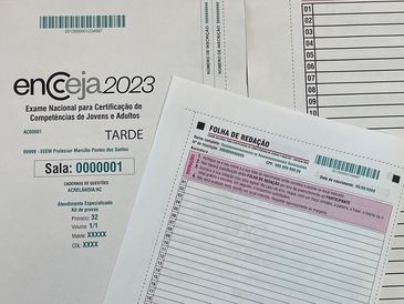 Brasília (DF) - O Exame Nacional para Certificação de Competências de Jovens e Adultos (Encceja) é uma prova do Instituto Nacional de Ensino e Pesquisas Educacionais Anísio Teixeira (Inep) criada em 2002 com o objetivo de avaliar o conhecimento das pessoas que voltaram a estudar porque não conseguiram concluir o ensino fundamental ou médio na idade adequada. 
 Foto: Ana Carla Sodré/Ascom/Inep
