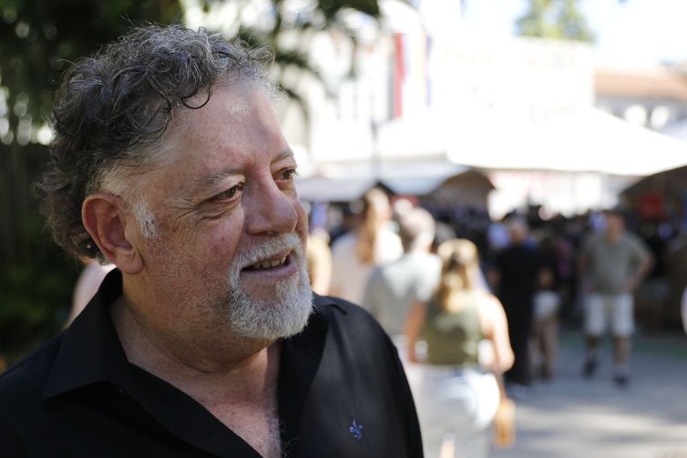Rio de Janeiro (RJ), 23/07/2023 - O chef peruano Oscar Vasquez-Solis, organizador da Expo Ceviche 2023, que promove a gastronomia e a cultura do país, no Palácio do Catete. Foto: Fernando Frazão/Agência Brasil