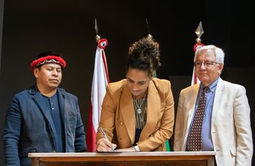 Belém, 20/07/2023, A ministra da Igualdade Racial, Anielle Franco, durante lançamento do Programa Beatriz Nascimento de Mulheres na Ciência. Foto: Luna Costa/ MIR