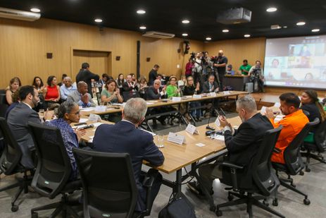 Brasília (DF), 20/07/2023 - Ministra do Meio Ambiente e Mudança do Clima, Marina Silva na instalação da Comissão de Meio Ambiente e Desenvolvimento Sustentável, pelo Conselho de Desenvolvimento Econômico e Social Sustentável. Foto: Wilson Dias