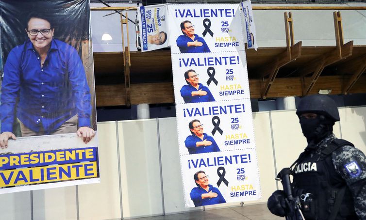 Quito/ Equador 20/08/2023 eleições para presidente no Equador.  Foto: Henry Romero – Reuters