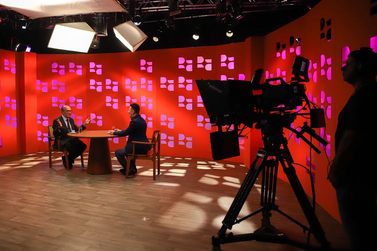 Brasília (DF) 25/09/2023 – O ministro Gilmar Mendes participa do programa na Empresa Brasil de Comunicação (EBC) - DR com Demori.
Foto: Antonio Cruz/Agência Brasil