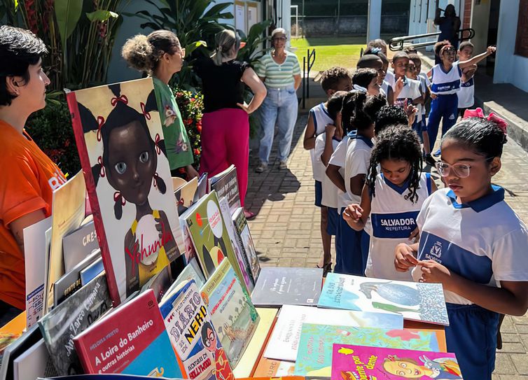 21/09/2023, Abertura em Salvador na Escola Municipal Casa da Amizade, no Jardim Apipema.  Foto: Rafael Fong/ Divulgação