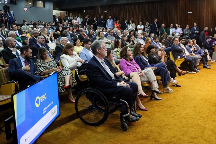 Brasília (DF) 17/10/2023 – Anúncio de expansão da Rede de Comunicação Pública e da comunicação universitária no país, no Palácio do Planalto..
Foto: Valter Campanato/Agência Brasil