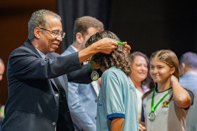 Brasília (DF) 20/10/2023 – Premiação da Olimpíada de Matemática do Distrito Federal-DF, Caça Asteroides e Olimpíada Nacional de Ciência-ONC
Foto: Rodrigo Cabral/ASCOM/MCTI