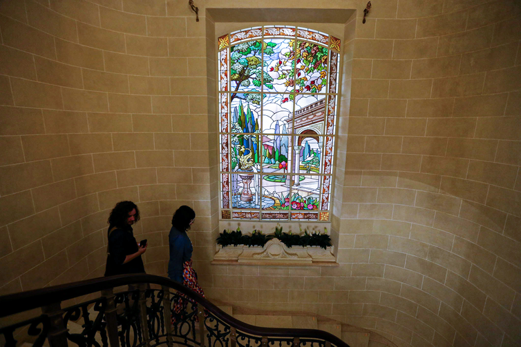 São Paulo (SP) 27/10/2023 - Reabertura da Casa das Rosas na avenida Paulista com entrevista coletiva da Secretária estadual de Cultura, Marília Marton.  
Foto: Paulo Pinto/Agência Brasil