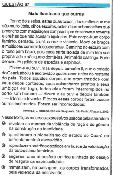 06/11/2023, Enem: Escritores, lideranças e músicos comentam questões que citam suas obras. Foto: Enem