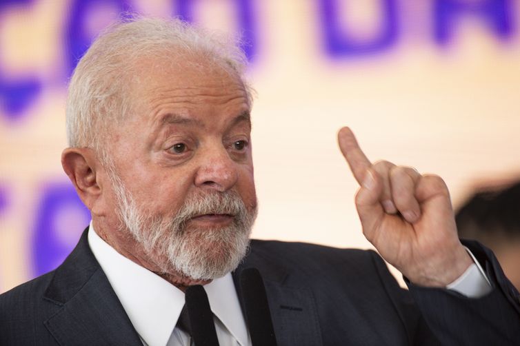 Brasília (DF), 13/11/2023 - O presidente Luiz Inácio Lula da Silva durante cerimônia de sanção do projeto de lei (PL 5.384/2020), que atualiza a Lei de Cotas Raciais. Foto: Marcelo Camargo/Agência Brasil