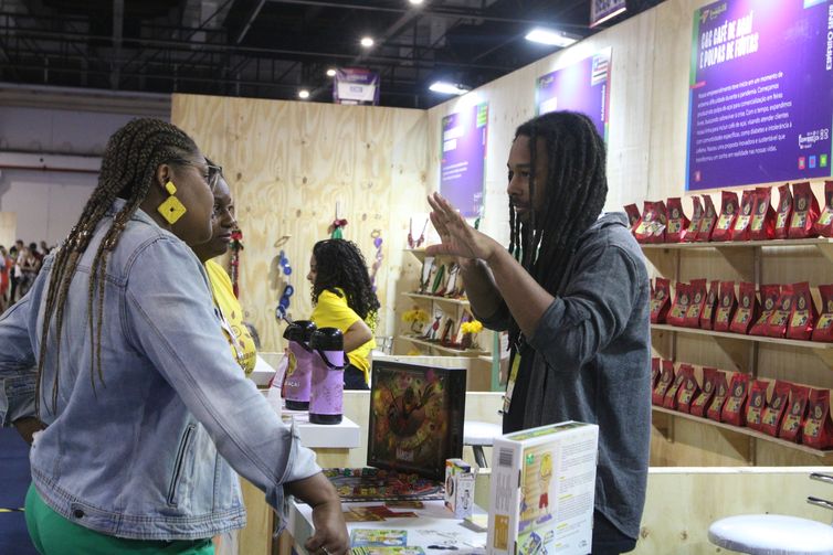 São Paulo (SP), 02/12/2023 -  Feira nacional de negócios Expo Favela Innovation, no Expo Center Norte. Foto: Rovena Rosa/Agência Brasil