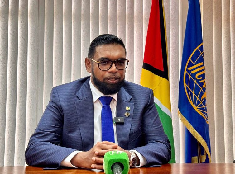 Presidente da Guiana Mohamed Irfaan Ali, na Conferência de Ministros de Agricultura das Américas