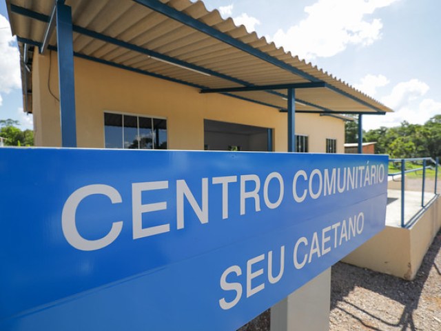 21/01/2024 - Reformado, centro comunitário da Fercal está aberto à comunidade