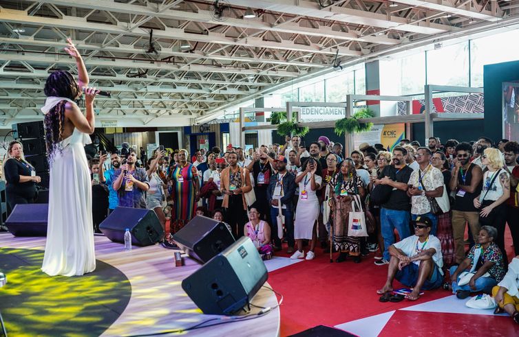 Brasília (DF), 05/03/2024, 4ª Conferência Nacional de Cultura, no Centro de Convenções Ulysses Guimarães, em Brasília. Foto: Rafa Neddermeyer/Agência Brasil