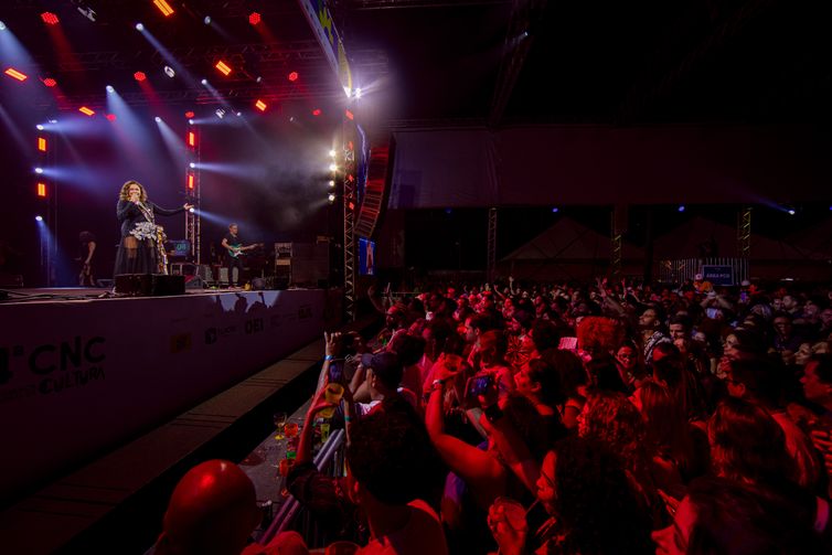 Brasília (DF), 08/03/2024,   Shows de encerramento da 4ª Conferência Nacional de Cultura. Foto: Gilberto Soares/Minc