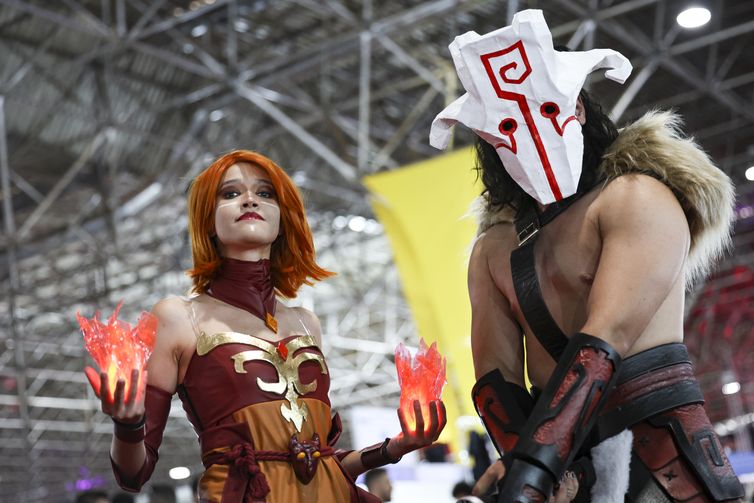 Marcelo Camargo/Agência Brasil Brasília (DF), 20/04/2024 - Anime Summit, maior evento otaku e geek do Centro-Oeste, reúne fãs da cultura oriental em Brasília. Foto: Marcelo Camargo/Agência Brasil