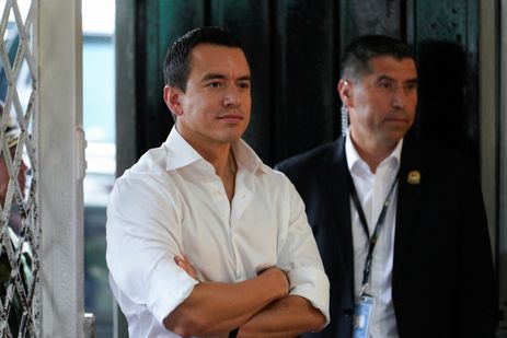 Foto de arquivo do presidente do Equador Daniel Noboa
21/04/2024
REUTERS/Santiago Arcos