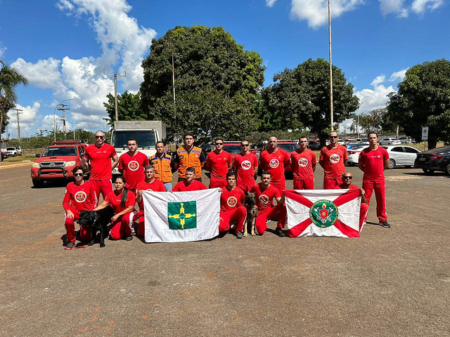 30/05/2024 - Segunda equipe do CBMDF que auxiliou vítimas de enchentes no RS retorna a Brasília