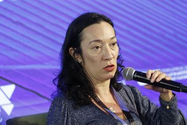 Rio de Janeiro (RJ) 05/06/2024 – A secretária de Meio Ambiente e Desenvolvimento Sustentável de Minas Gerais, Marília Melo, fala sobre mineração no seminário Transição Energética no Brasil na perspectiva do G20. Foto: Fernando Frazão/Agência Brasil
