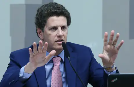 Brasília (DF) 15/08/2023 Depoimento do Deputado federal Ricardo Salles (PL-SP), ex-ministro do Meio Ambiente na  CPI das ONGs do Senado.  Foto Lula Marques/ Agência Brasil