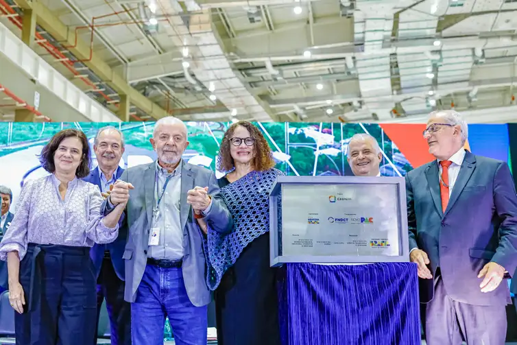 Campinas (SP) 04.07.2024 - Presidente da República, Luiz Inácio Lula da Silva, durante Cerimônia de lançamento da pedra fundamental do Orion, projeto do Novo PAC e financiado pelo Fundo Nacional de Desenvolvimento Científico e Tecnológico (FNDCT/MCTI). Foto: Ricardo Stuckert/PR