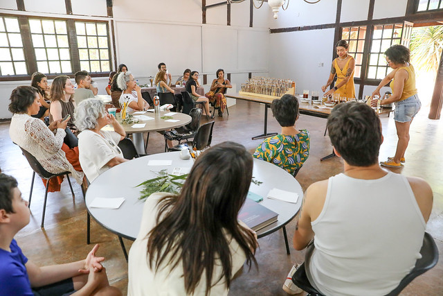 15/09/2024 - Jardim Botânico recebe oficina de aquarela com plantas do cerrado