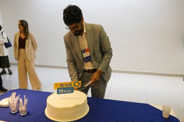 Wilson Dias/Agência Brasil Brasília, 02/12/2024 - II Encontro da Rede Nacional de Comunicação . O presidente da EBC, Jean Lima na comemoração dos 17 anos da TV Brasil. Foto: Wilson Dias/ Agência Brasil