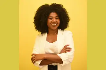 Alisson Batista/Divulgação Brasília (DF), 05/02/2025 - Dina Prates, Educadora Financeira e CEO na UjamaaTech. Foto: Alisson Batista/Divulgação