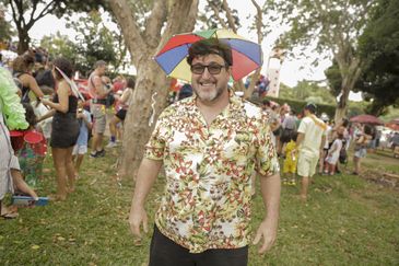 Joédson Alves/Agência Brasil Brasília (DF), 01/03/2025 - Personagem Patrick Grosner Bloco de carnaval, Vai quem fica, nas ruas de Brasília.
Foto: Joédson Alves/Agência Brasil