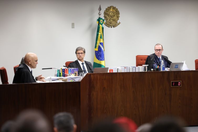 Brasília (DF) 26/03/2025 - O Supremo Tribunal Federal (STF) começa a julgar, o ex-presidente Jair Bolsonaro e mais sete denunciados pela trama golpista vão se tornar réus na ação.
O caso será julgado pela Primeira Turma da Corte, colegiado formado por cinco dos 11 ministros que compõem o tribunal. 
Foto: Antonio Augusto/STF