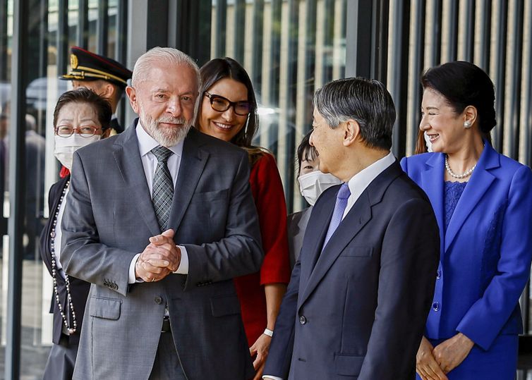 Ricardo Stuckert / PR Presidente da República, Luiz Inácio Lula da Silva, durante cerimônia de boas-vindas.
Palácio Imperial do Japão.
Foto: Ricardo Stuckert / PR