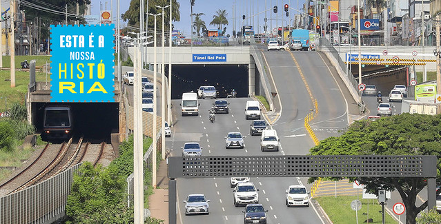 05/04/2025 - Maior obra viária deste GDF, Túnel Rei Pelé leva mais conforto, segurança e celeridade para rotina de motoristas e pedestres