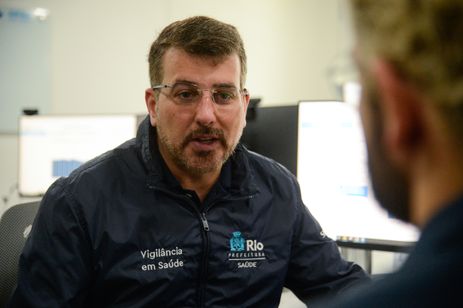 Rio de Janeiro (RJ), 21/08/2023 – O secretário municipal de Saúde do Rio de Janeiro, Daniel Soranz durante entrevista à Agência Brasil no Centro de Operações (COR), na Cidade Nova, região central da capital fluminense. Foto: Tomaz Silva/Agência Brasil