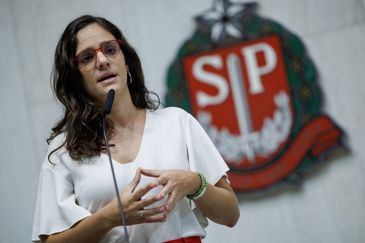 São Paulo (SP), 03/06/2025 - Deputada estadual Marina Helou durante sessão na Assembleia Legislativa de São Paulo Alesp. Foto: Alesp/Divulgação