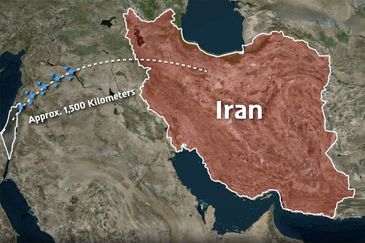 Irã, 21/06/2025 - Ataque à instalação nuclear do Irã. Foto: Forças de Defesa de Israel/Divulgação