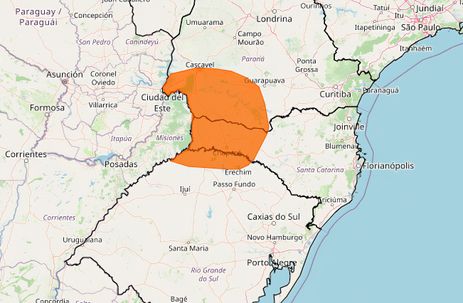 Mapa Inmet Brasília (DF), 25/06/2025 - Alertas para excesso de chuvas
Mapa Inmet
