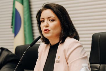 São Paulo (SP), 03/06/2025 - Deputada estadual Andréa Werner durante sessão na Assembleia Legislativa de São Paulo Alesp. Foto: Alesp/Divulgação