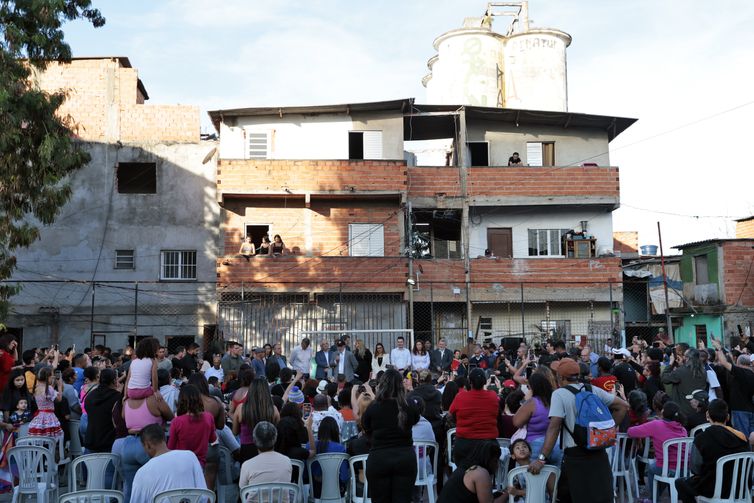 São Paulo (SP), 26/06/2025 - Presidente da República, Luiz Inácio Lula da Silva, durante visita na favela do Moinho. Foto: Paulo Pinto/Agência Brasil
