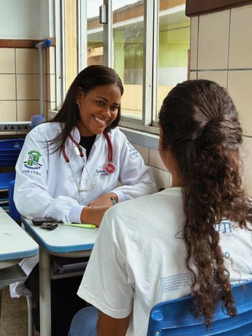 Brasília (DF), 03/06/2025 - Beneficiada pelo oviemnto Amplia.
Rafaela da Silva Souza,  24 anos, estudante de medicina na Universidade Federal da Bahia. Moradora de  Salvador.
Foto:  Rafaela da Silva Souza/Arquivo pessoal