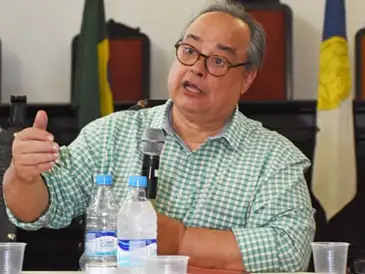 Willian Santos/Divulgação Rio de janeiro (RJ), 10/07/2025 - Tarifas do presidente Trump. O professor Luiz Carlos Delorme Prado. Foto: Willian Santos/Divulgação