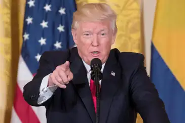 Presidente dos Estados Unidos, Donald Trump, fala sobre a investigação do FBI a respeito da influência da Rússia nas eleições