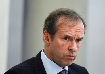 Bolivia’s former President and presidential candidate for the Alianza Libre party Jorge “Tuto” Quiroga attends a press conference for international media, in La Paz, Bolivia August 14, 2025. REUTERS/Claudia Morales